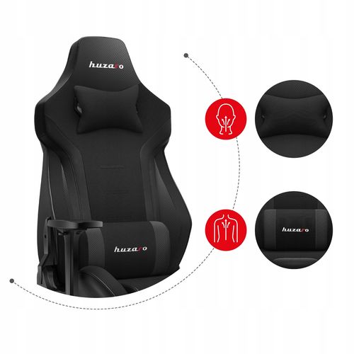 Fotel gamingowy Huzaro Force 7.6 Black na Arena.pl
