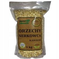 Orzechy nerkowca kawałki 1kg naturalne ćwiartki