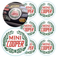 Naklejki MINI COOPER Zestaw Wodoodporne UV Na Auto Koła Kask Laptop