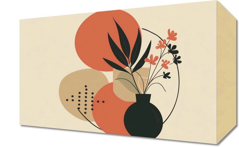 Obraz 30x20cm Wazon z Kwiatami zdjęcie 1