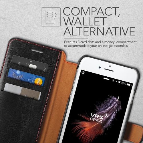 Etui VRS Design Layered Dandy iPhone 8/7 Black na Arena.pl