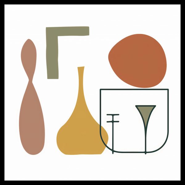 Plakat 60x60cm Naczynia zdjęcie 2