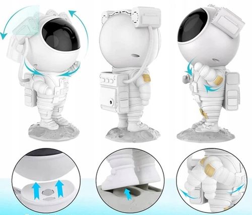 Projektor GWIAZD Lampka nocna ASTRONAUTA + PILOT na Arena.pl
