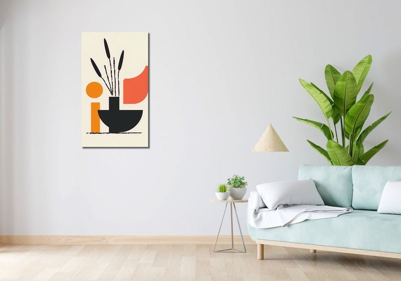 Obraz 50x90cm Szeroka Czerń zdjęcie 2