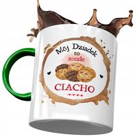 Kubek Zielony Dziadka Dzień Dziadka Prezent Z Nadrukiem Ze Zdjęciem