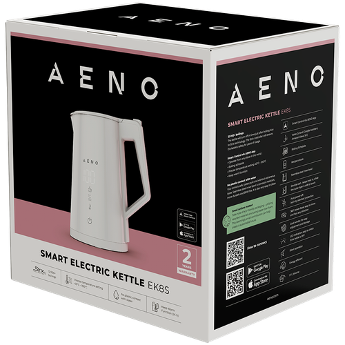 aeno czajnik ek8s smart (1.7l), biały na Arena.pl