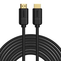 kabel przewód hdmi 2.0 4k 30hz 3d hdr 18gbps 8m - czarny