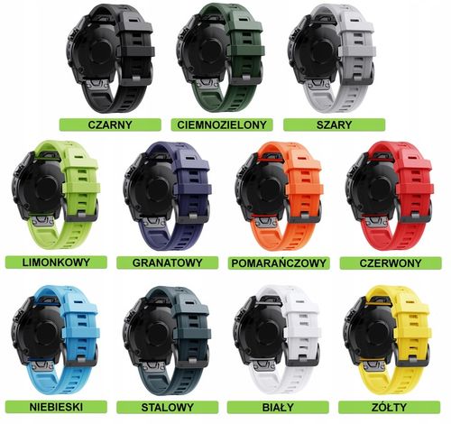 PASEK QUICKFIT EASYFIT DO GARMIN FENIX 5 6 7 PRO na Arena.pl
