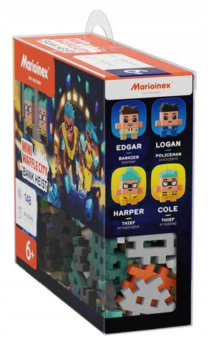 Marioinex Wafle Mini NAPAD NA BANK, skarbiec z diamentami 148 el 4 figurki na Arena.pl