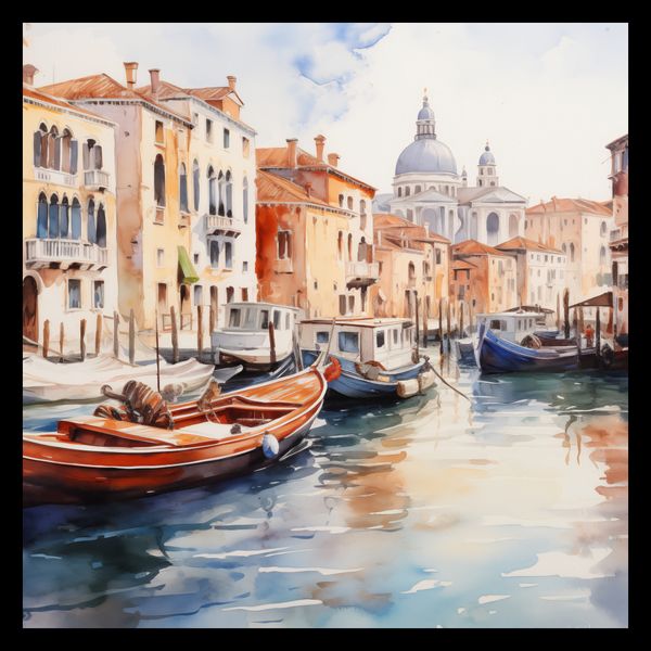 Plakat 40x40cm Wenecka Impresja zdjęcie 2