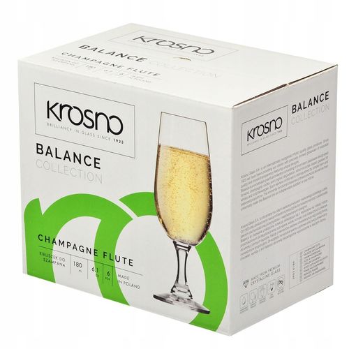 Kieliszki do szampana KROSNO Pure 180ml | Basic na Arena.pl