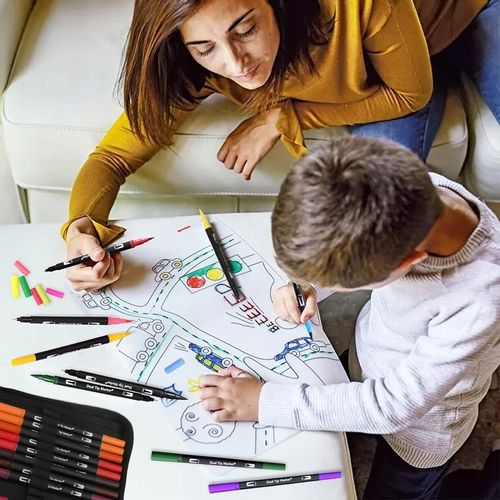 100 KOLORÓW DŁUGOPISY PISAKÓW DUAL BRUSH AKWARELI na Arena.pl