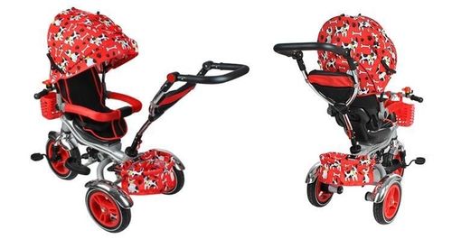 Rowerek trzykołowy Kruzzel RT6051 czerwony na Arena.pl