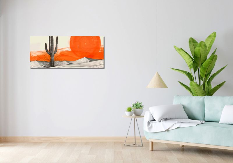 Obraz 100x40cm Kaktus Saguaro zdjęcie 2