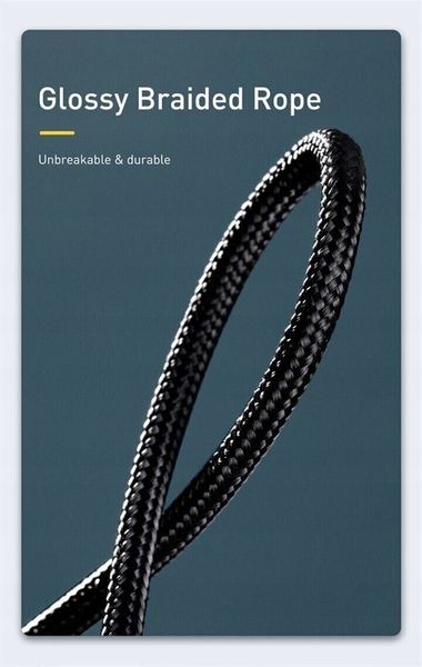 Kabel Baseus CATKLF-ALG1 USB-C - USB-C PD QC 100W 5A 2m - szary zdjęcie 13