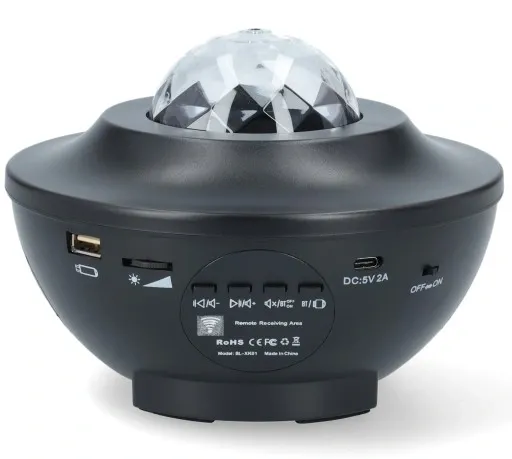 PROJEKTOR GWIAZD KULA LAMPKA LED NOCNA BLUETOOTH zdjęcie 7