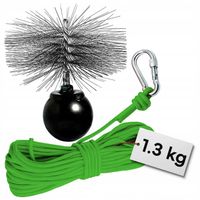 SZCZOTKA KULA LINA 12m ZESTAW DO CZYSZCZENIA KOMINA