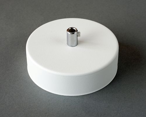 Podsufitka Biała 1 otwór 100mm + chrom na Arena.pl