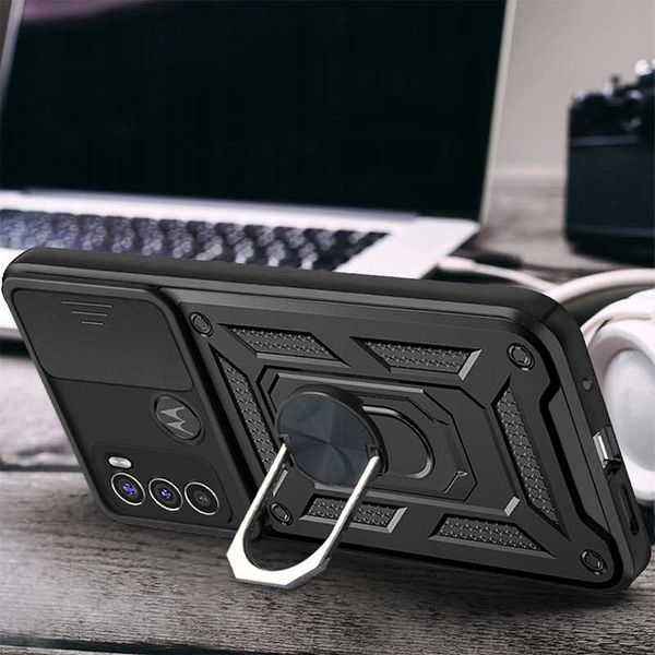 Spacecase Camring Motorola Moto G60 Black zdjęcie 3