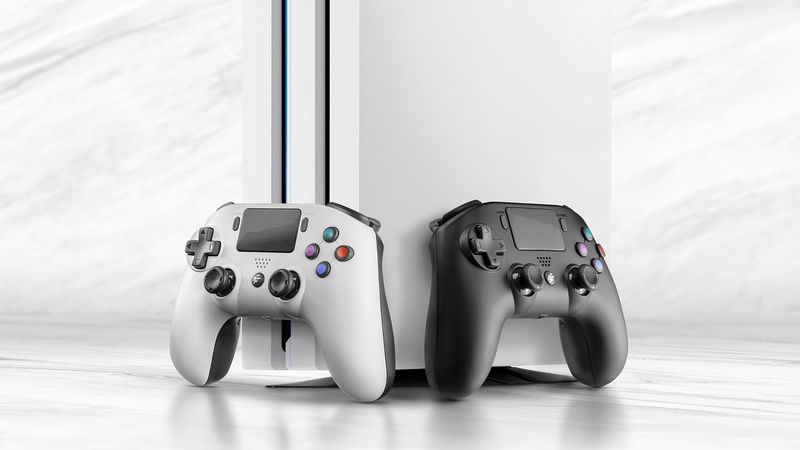 kontroler do ps4/pc pad flashfire bluetooth p201w - biały zdjęcie 7