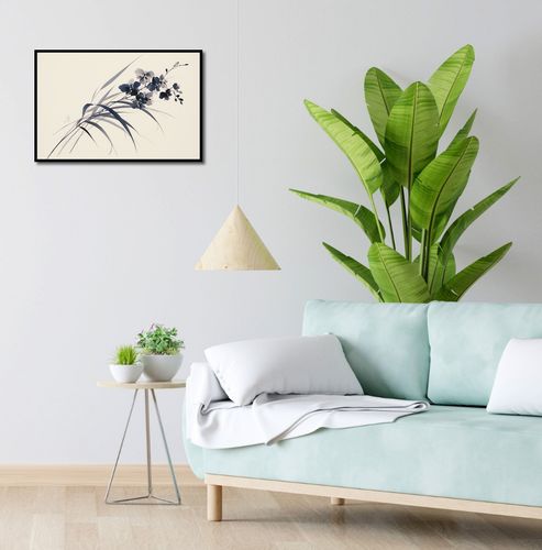Plakat 60x40cm Orchidea w Sepii na Arena.pl