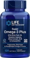 LIFE EXTENSION Super Omega-3 Plus EPA/DHA z Lignanami Sezamowymi (120 kap.)