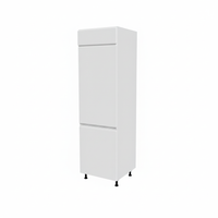 Szafka wysoka 60 cm na lodówkę, podchwyt biały połysk, mat, kolory SIMPLE