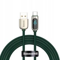 Kabel USB do USB-C Baseus Display, 66W, 2m GREEN