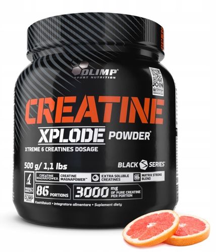OLIMP CREATINE XPLODE 500 G GREJPFRUT KREATYNA SIŁA STACK na Arena.pl