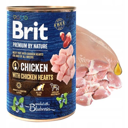 BRIT BY NATURE Karma mokra dla psa mix smaków 24 x 400g na Arena.pl