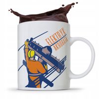 Kubek Prezent Dla Elektryka Elektryk Akrobata Z Nadrukiem Ze Zdjęciem