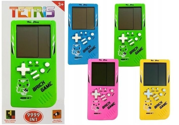 Gra Elektroniczna Tetris Brick Game Żółta zdjęcie 3