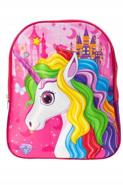 PLECAK 7L SZKOLNY PRZEDSZKOLNY JEDNOROŻEC różowy DO przedszkola dla dzieci zdjęcie 5
