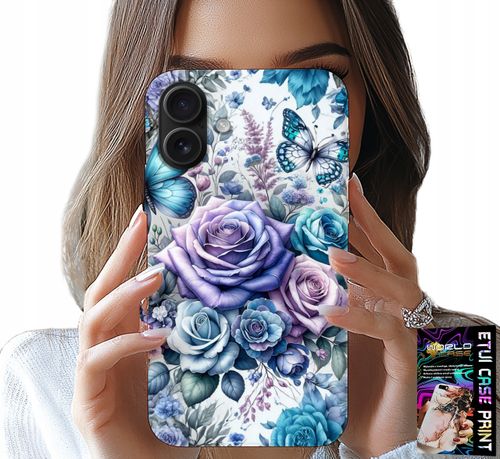 ETUI DO IPHONE 16 - KWIECISTE WZORY RÓŻEKWIATKI CASE + SZKŁO na Arena.pl