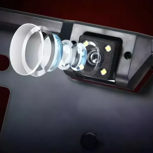 KAMERA COFANIA Z LED W RAMCE TABLICA REJESTRACYJNA na Arena.pl