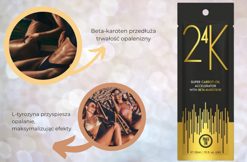 Power Tan 24K Przyspieszacz Do Opalania Z Olejem Marchwi 20ml na Arena.pl