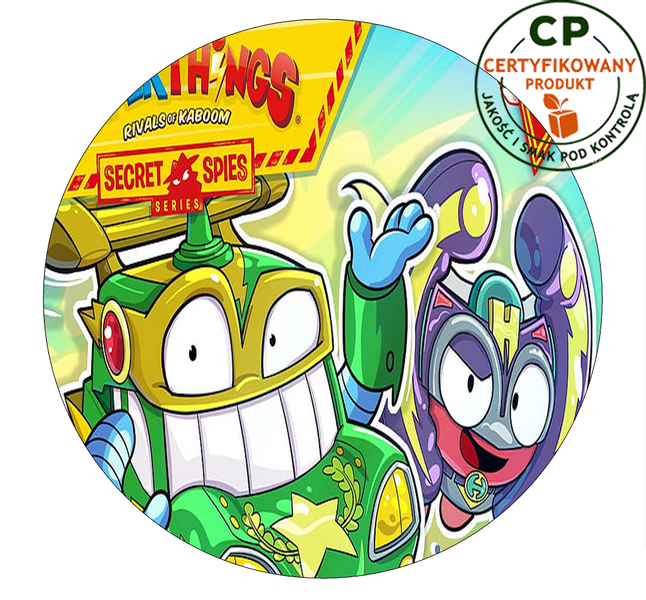 Opłatek na tort Super Things zdjęcie 1