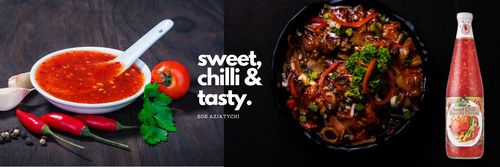 Sos słodko ostry sweet chilli 22% marynata tajski butelka 725ml na Arena.pl