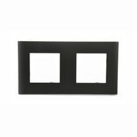 Efapel Quadro45 ramka 2-krotna czarny 45920 TPM