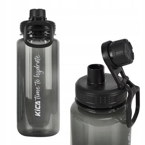 Zestaw Sportowch Butelek Na Wodę KiCA Eko Czarne na Arena.pl