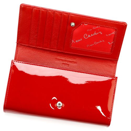 skóra naturalna + Damski portfel ze skóry ekologicznej Pierre Cardin 07 SHINY 121 na Arena.pl