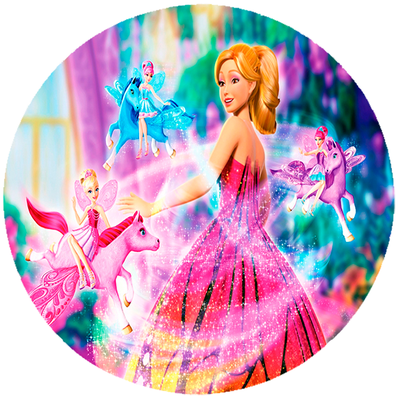 Opłatek na tort Barbie zdjęcie 1