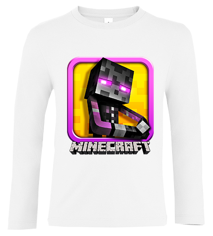 Koszulka z dł.rękaw. Minecraft zdjęcie 1