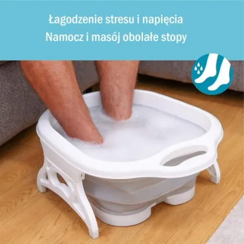Miska brodzik do pedicure stóp roller składana na Arena.pl