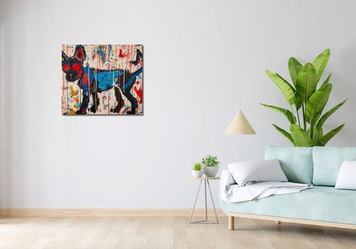 Obraz 70x60cm Miejski Pies na Arena.pl