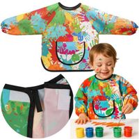 Fartuszek do malowania dla dzieci fartuch ochronny nieprzemakalny 1-3 lat