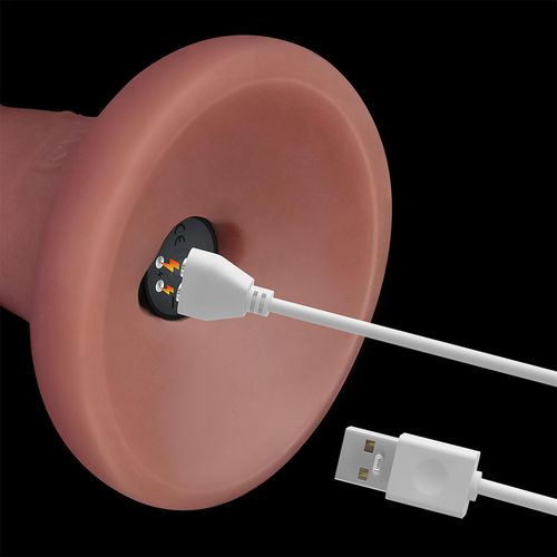 6'' vibrating dual density power cock na Arena.pl