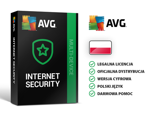 AVG Internet Security Multidevice • Antywirus • 10 urządzeń • 2 lata na Arena.pl