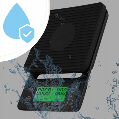 WAGA KUCHENNA ELEKTRONICZNA PRECYZYJNA Z WYŚWIETLACZEM 5000g 1g TIMER na Arena.pl