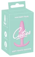 cuties korek stożkowy silikonowy rożowy 8,4 cm - model anatomiczny